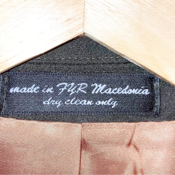 VTG Cashmere Wool Men's blazer CHRISTIAN AUJARD SZ: X-Large (40R in Men) - Picture 2 of 9